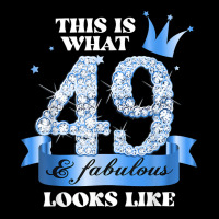 49 & Fabulous I Blue Black Party Group Candid Photo Outfit T Shirt Youth Jogger | Artistshot