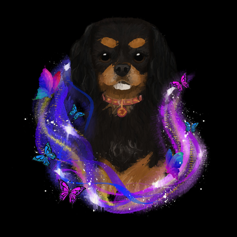 Cavalier King Charles Spaniel Magical Cavalier King Charles Spaniel An Women's V-Neck T-Shirt by starlingbuzzard | Artistshot