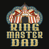 Ringmaster Dad   Vintage Circus Birthday Long Sleeve T Shirt Scorecard Crop Tee | Artistshot