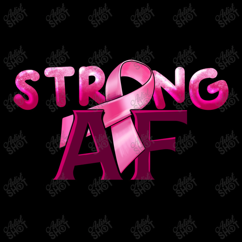 Strong Af Breast Cancer Adjustable Cap | Artistshot