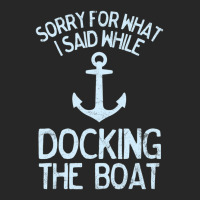 Boating Sorry What I Said Docking Boat Men's T-shirt Pajama Set | Artistshot