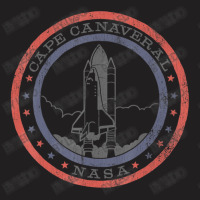 Cape Canaveral Lift Off Red And Blue T-shirt | Artistshot