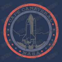 Cape Canaveral Lift Off Red And Blue Men Denim Jacket | Artistshot