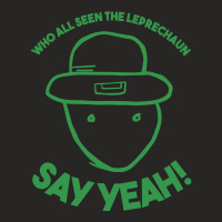 Amateur Leprechaun Sketch Mobile Alabama St Patrick's Day Ladies Fitted T-shirt | Artistshot