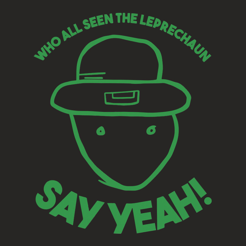 Amateur Leprechaun Sketch Mobile Alabama St Patrick's Day Ladies Fitted T-Shirt by cm-arts | Artistshot