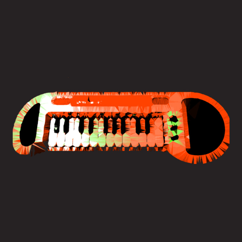 Retro Red Keyboard Synthesiser - Glitchy Mix Vintage Cap | Artistshot