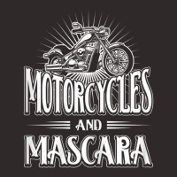 Womens Biker Lifestyle Quotes Motorcycles And Mascara Racerback Tank | Artistshot