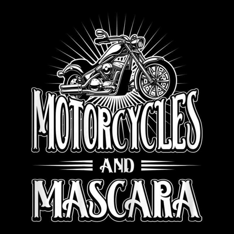 Womens Biker Lifestyle Quotes Motorcycles And Mascara Baby Tee by cm-arts | Artistshot