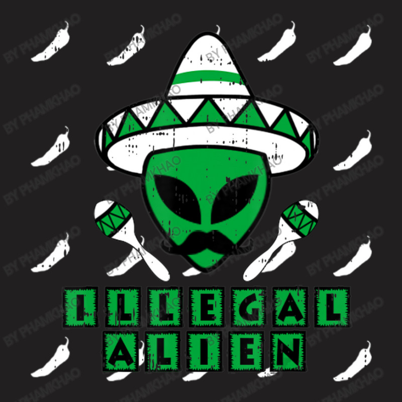 Martian Illegal Alien Mexican Area 51 Halloween T-shirt | Artistshot