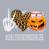 Dialysis Technician Peace Love Pumpkin Halloween Tank Dress | Artistshot