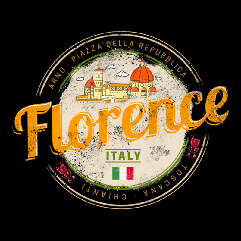 Florence Capital Of Tuscany Italy Vintage Souvenir Sweatshirt Kids Cap by cm-arts | Artistshot