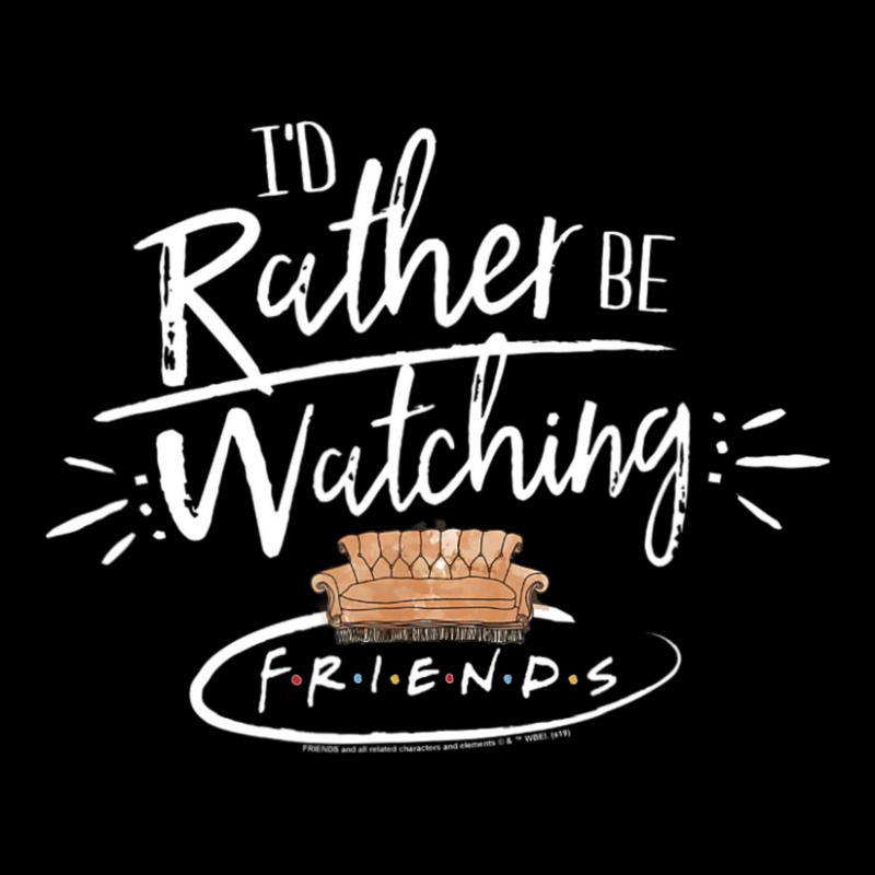 Friends I'd Rather Be Watching Friends! V-neck Tee | Artistshot