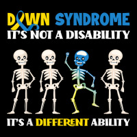 Down Syndrome It's Not A Disability It's A Different Ability T Shirt Adjustable Cap | Artistshot