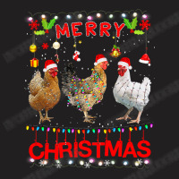 Chicken Cock Design Merry Christmas Chicken For Kids Costume Cute 32 H T-shirt | Artistshot