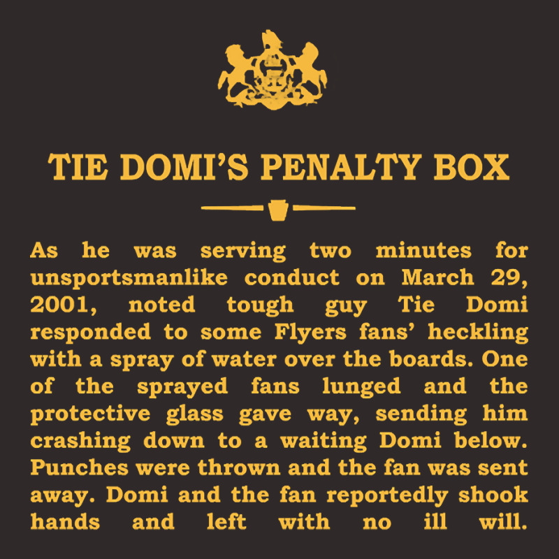 Real Historical Philadelphia - Tie Domi's Penalty Box Racerback Tank by Kuwannin528 | Artistshot