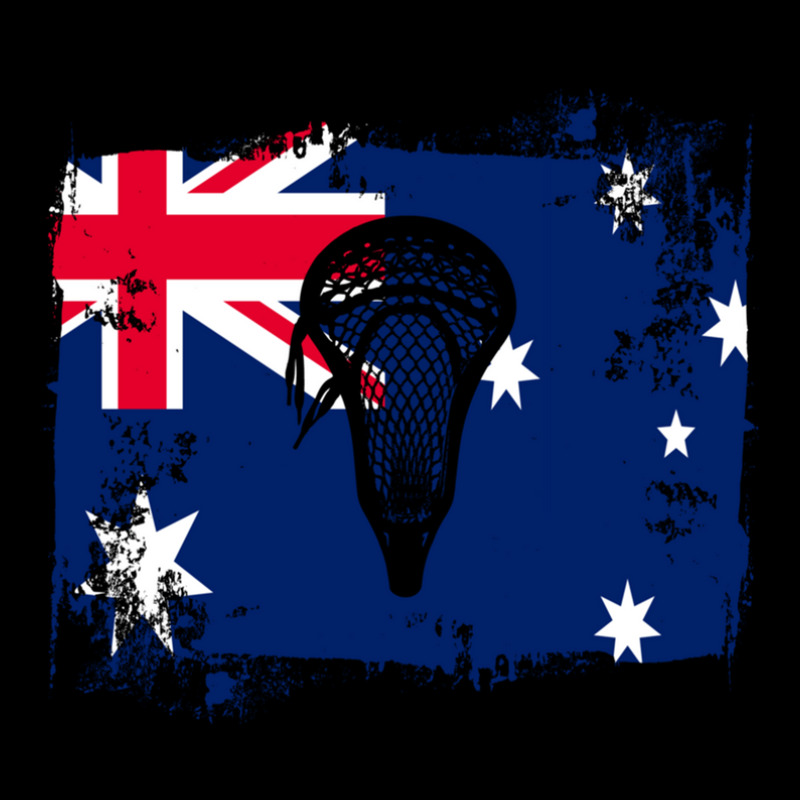 Lacrosse Flag With Stickhead - Australia Adjustable Cap by WesleyCopenheaver | Artistshot