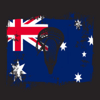 Lacrosse Flag With Stickhead - Australia Vintage Cap | Artistshot