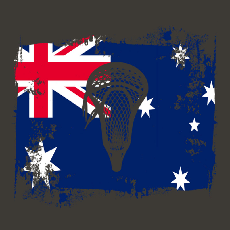 Lacrosse Flag With Stickhead - Australia Bucket Hat by WesleyCopenheaver | Artistshot