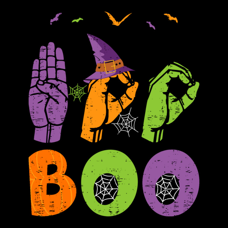 Boo Hands American Sign Language Pride Asl Halloween Long Sleeve T Shi Legging by cm-arts | Artistshot