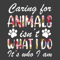 Caring For Animals Isn't What I Do Is Who I Am Flower Men's Polo Shirt | Artistshot