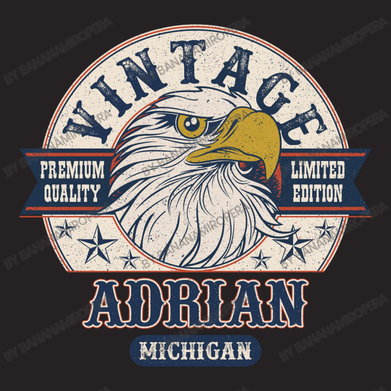 Retro Bald Eagle Adrian Michigan Vintage Limited Edition Vintage Cap by Bananamiropera | Artistshot