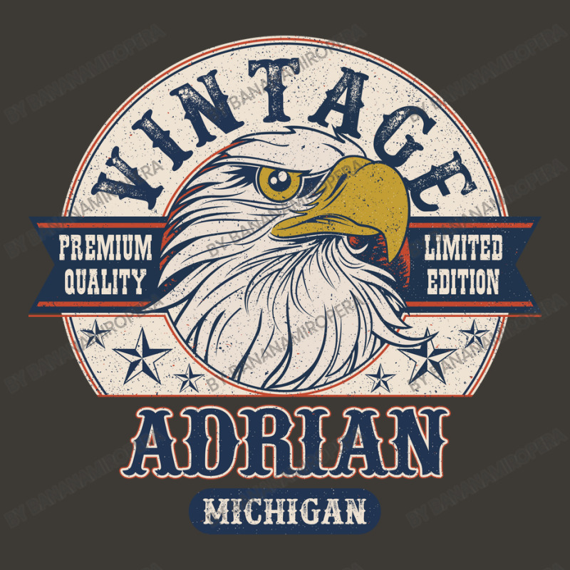 Retro Bald Eagle Adrian Michigan Vintage Limited Edition Bucket Hat by Bananamiropera | Artistshot