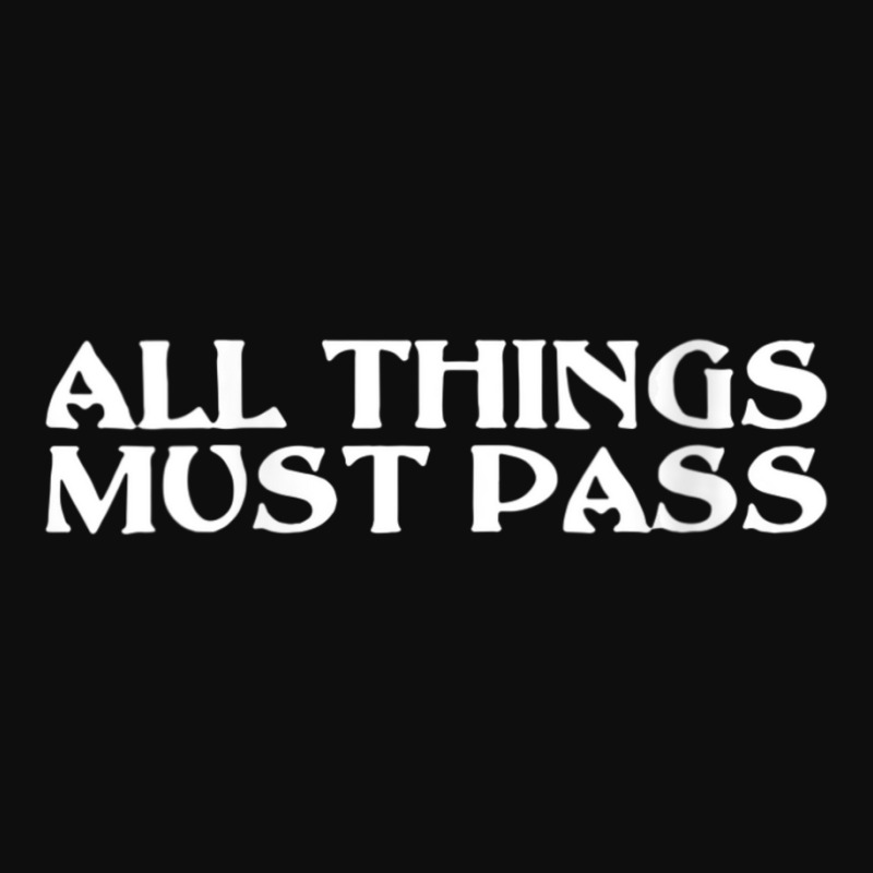 Womens All Thing Must Pass Motivational Inspirational Quotes V-neck Crop Top by cm-arts | Artistshot