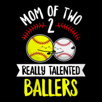 Womens Ballers Family Quote For Your Baseball Softball Mom V-neck Adjustable Cap | Artistshot