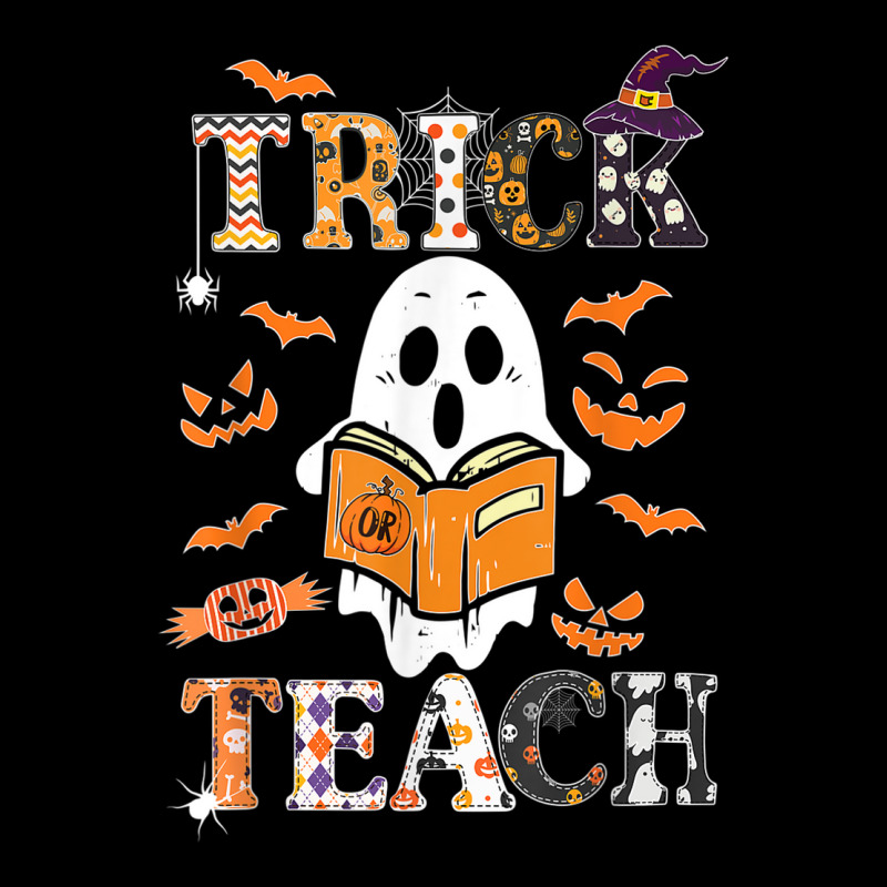 Cute Ghost Book Reading Trick Or Teacher Halloween Costume Baby Tee | Artistshot