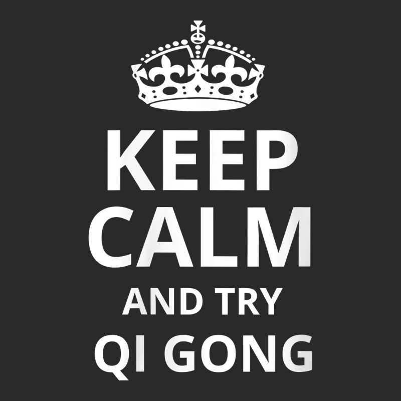 Womens Funny Retro Qigong Design   'keep Calm And Try Qi Gong' V Neck Printed hat by cm-arts | Artistshot