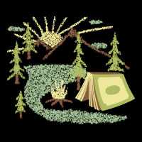 Camping T  Shirt Camping Inside A Book I Love To Read Illustration Mad Baby Tee | Artistshot