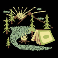 Camping T  Shirt Camping Inside A Book I Love To Read Illustration Mad Toddler 3/4 Sleeve Tee | Artistshot