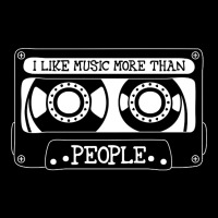 I Like Music More Than People Pocket T-shirt | Artistshot