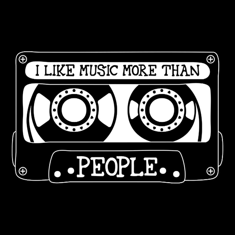 I Like Music More Than People Pocket T-Shirt by Garvin Naquin | Artistshot