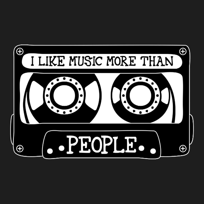 I Like Music More Than People Classic T-shirt by Garvin Naquin | Artistshot