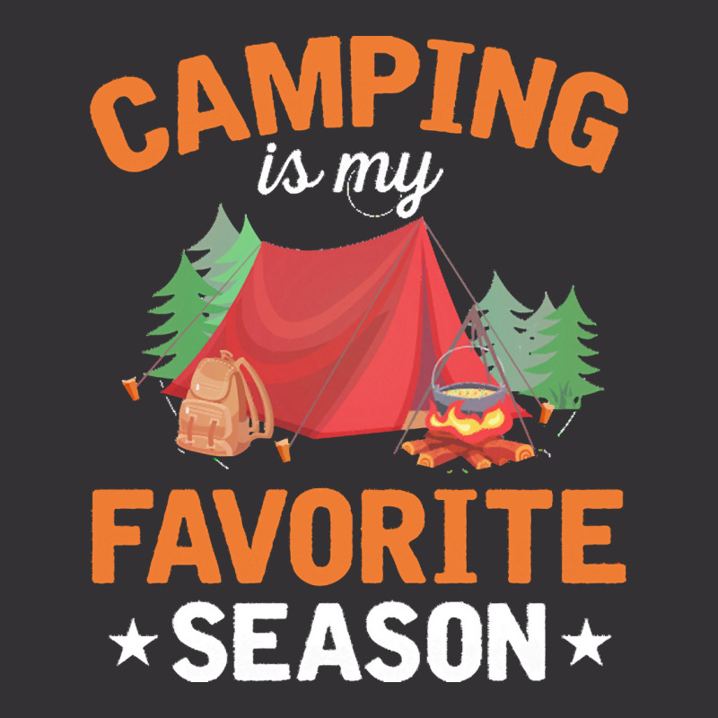 Camping T  Shirt Camping Is My Favorite Season T  Shirt Vintage Short by tavares | Artistshot