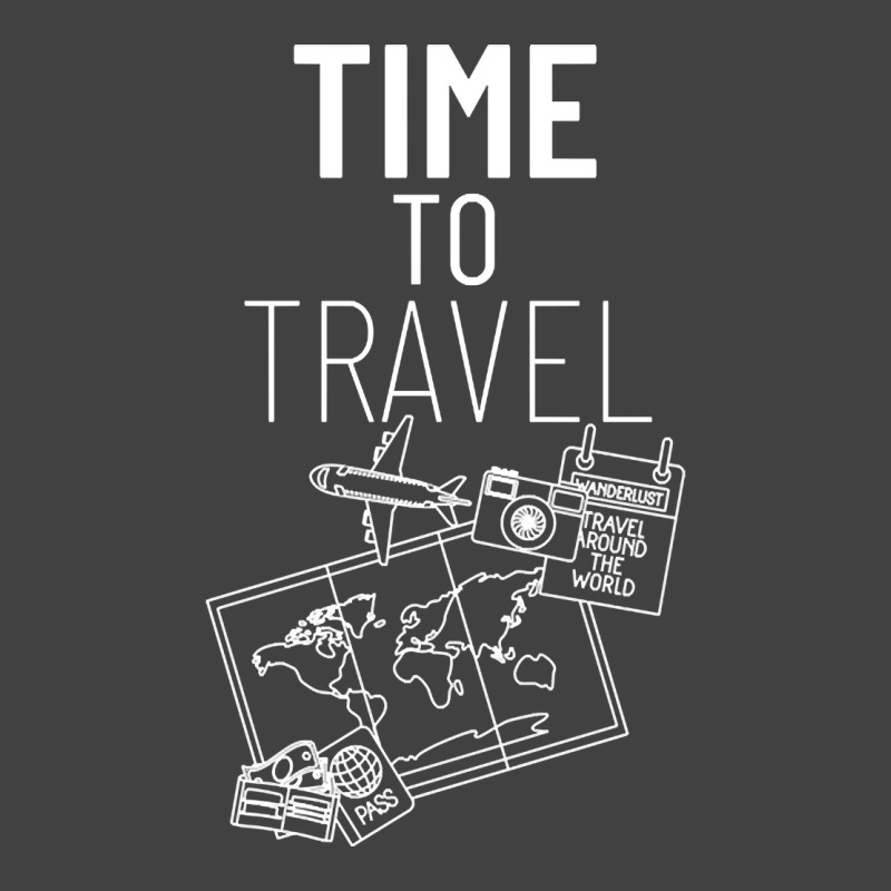 Time To Travel - Traveler Vintage T-Shirt by behindcedar22 | Artistshot