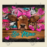 Be Mine Valentine's Day Cow Cropped Hoodie | Artistshot