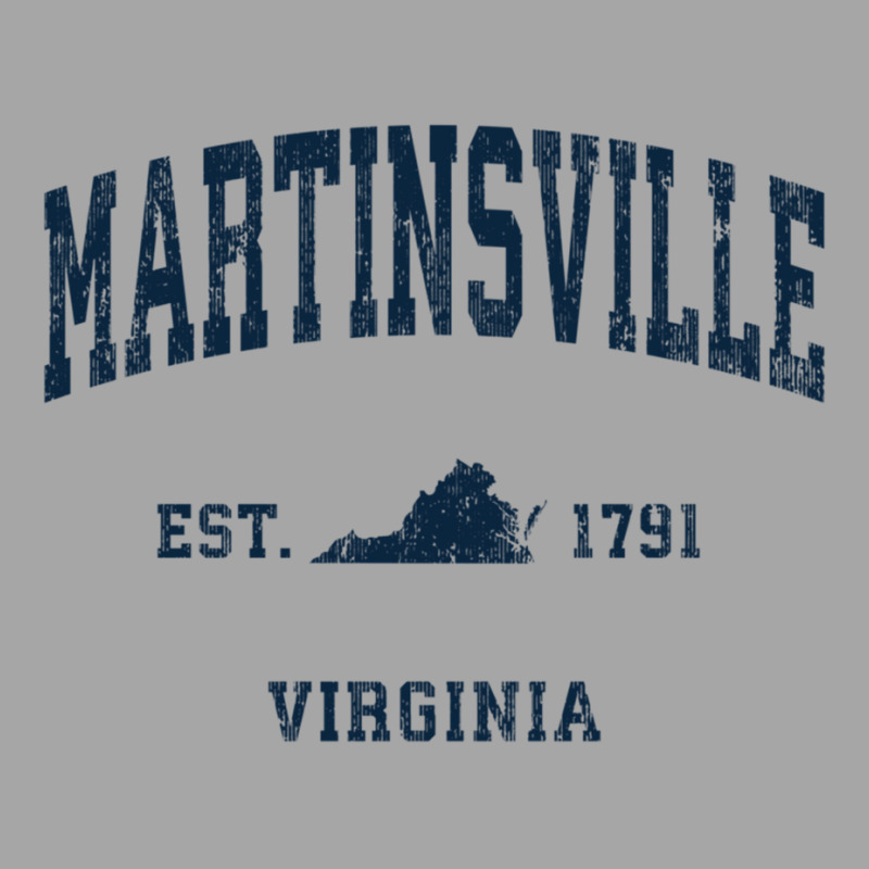 Martinsville Virginia Va Vintage Athletic Navy Sports Design Long Slee Toddler Sweatshirt | Artistshot