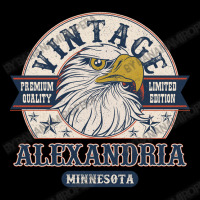 Retro Bald Eagle Alexandria Minnesota Vintage Limited Edition Men's Long Sleeve Pajama Set | Artistshot