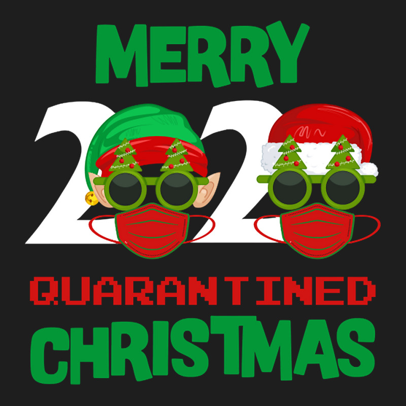 Merry Quarantine Christmas 2020 Masked Elf Santas Classic T-shirt | Artistshot