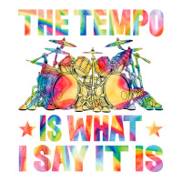 The Tempo Funny Tie Dye Drummer Men Women Music Lover T Shirt Women's Pajamas Set | Artistshot