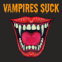 Vampires Suck Vampire Mouth Halloween Ladies Fitted T-shirt | Artistshot