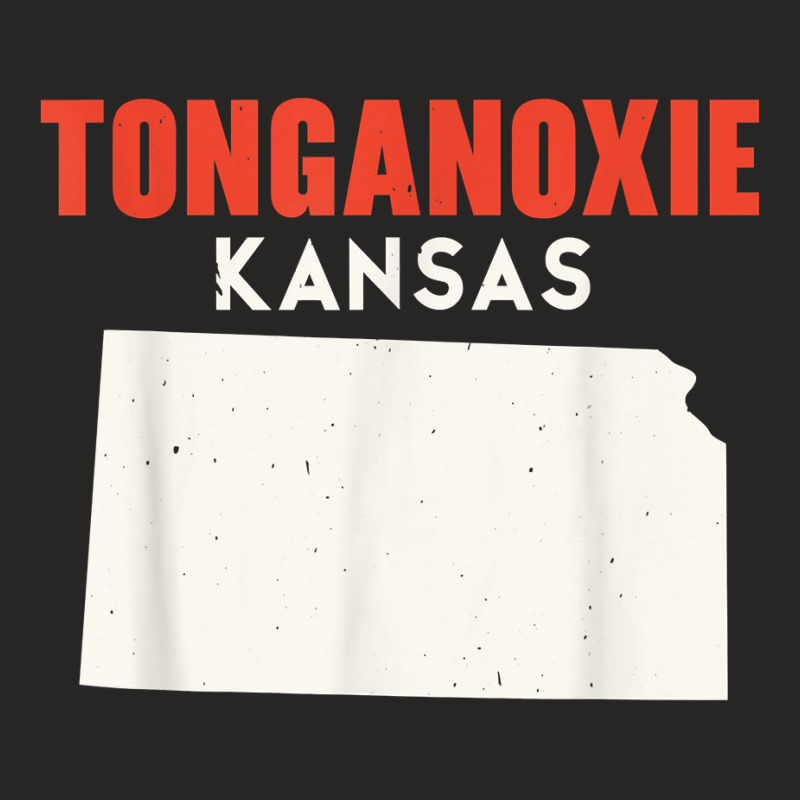 Tonganoxie Kansas Usa State America Travel Kansan T Shirt Ladies Fitted T-Shirt by cm-arts | Artistshot