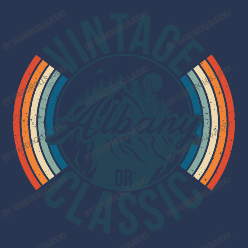 I Love Albany Oregon Retro Vintage Classic Limited Edition Men Denim Jacket | Artistshot