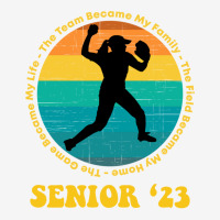 Softball Senior 2023 Senior Night Gifts High School Long Sleeve T Shir Metal Print Vertical | Artistshot