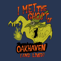 I Met The Ghost Of Oakhaven And Lived Ladies Denim Jacket | Artistshot