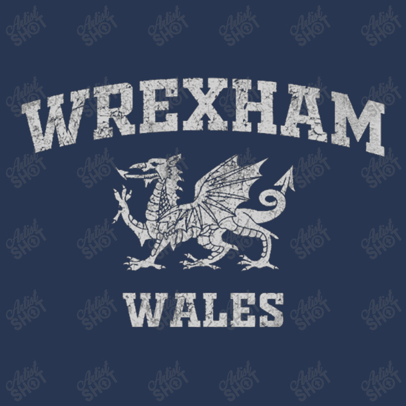 Wrexham Wales Retro Vintage Pullover Hoodie Men Denim Jacket | Artistshot