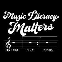 Music Literacy Matters I Like To Eat Puppies Premium T Shirt Men's Long Sleeve Pajama Set | Artistshot