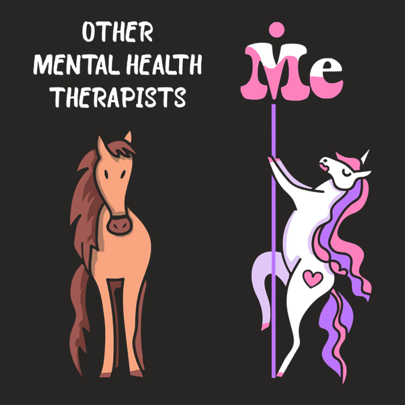 Other Mental Health Therapists Me Tee Unicorn Mental Health Therapist Ladies Fitted T-Shirt by guppiessetting | Artistshot